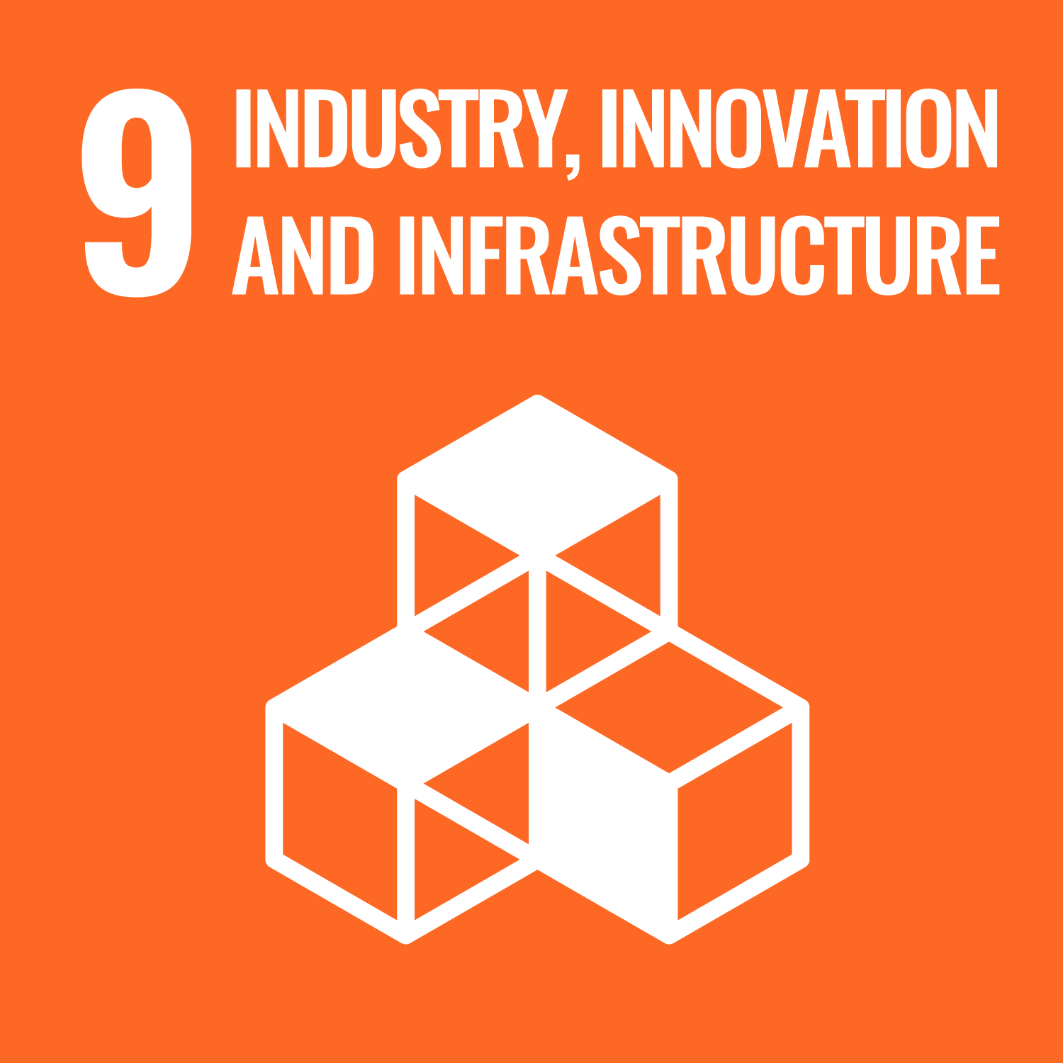 Graphic for SDG9 Innovation, Industry and Infrastructure